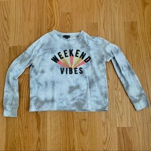 Weekend Vibes Cropped Top